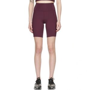 Girlfriend Collective Plum High-Rise Pocket Bike Running Shorts